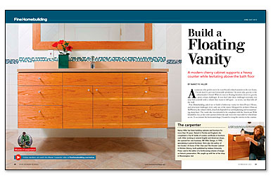 Video Series How To Build A Floating Vanity Fine Homebuilding