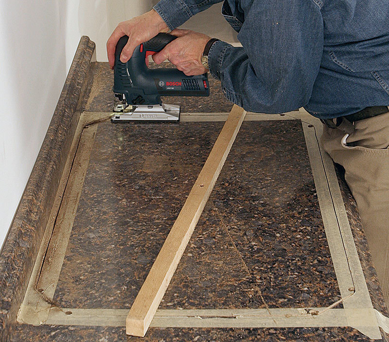 Cut A Laminate Countertop For A Sink Fine Homebuilding