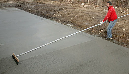 How To Finish A Concrete Patio Slab Fine Homebuilding - How To Make Concrete Patio Floor Smoother